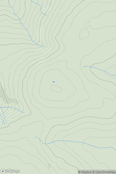 Thumbnail image for Cefn Coch [Bala to Welshpool] showing contour plot for surrounding peak